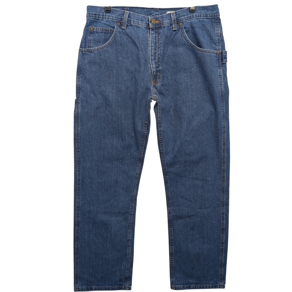 Key Industries Carpenter Jeans Mens 36x32 Blue Denim Work Utility Pants 4875.45